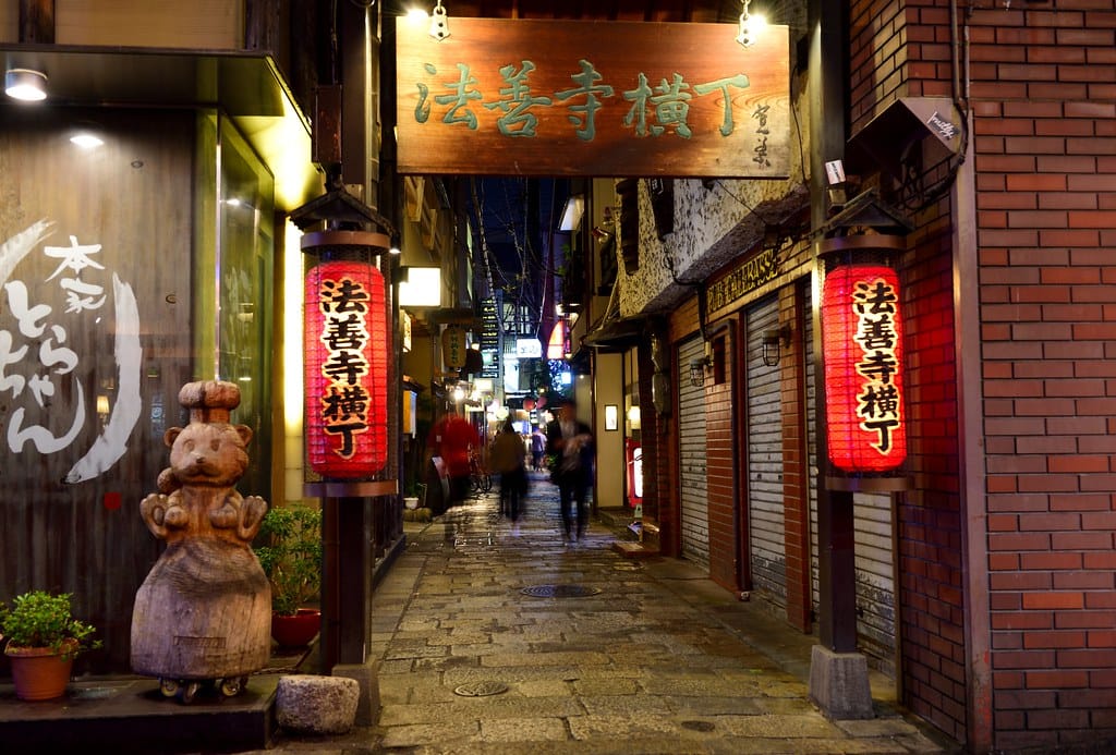 hozenji yokocho alley