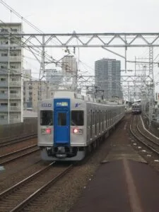 osaka, nankai electric railway, japan, city, takano line, train, railway