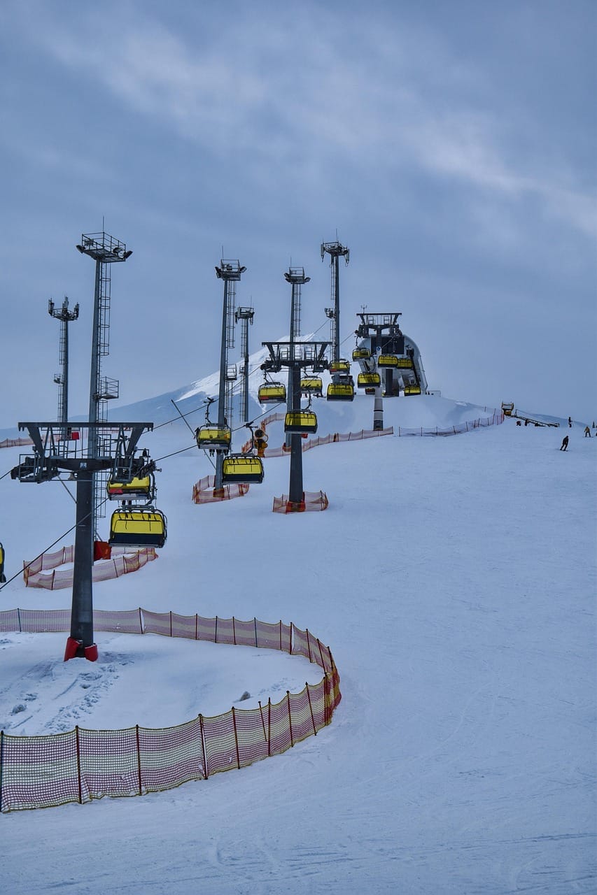 ski lift, snow, winter, skiing, lift, nature, mountain, ski resort, slope